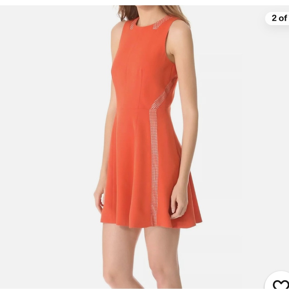 rag & bone Saffron Renard Dress Fit and Flare in Orange Size 4